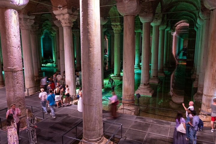 Istanbul Blue Mosque, Hagia Sophia, Basilica Cistern with Tickets
