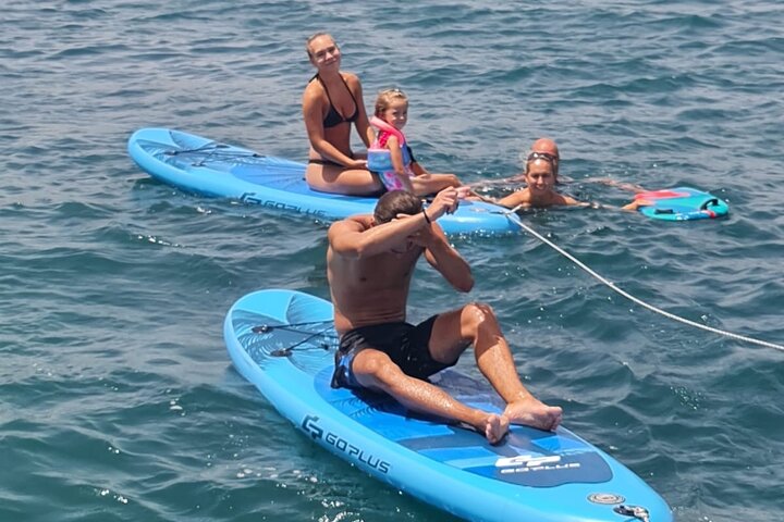 Torrevieja Adventure Tour with the Catamaran Apaelo