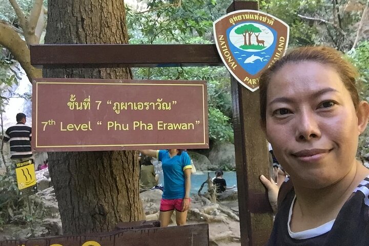 Kanchanaburi Erawan Waterfall and Train Along Death Railway Tour
