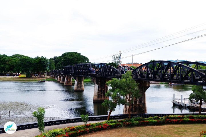Kanchanaburi Erawan Waterfall and Train Along Death Railway Tour