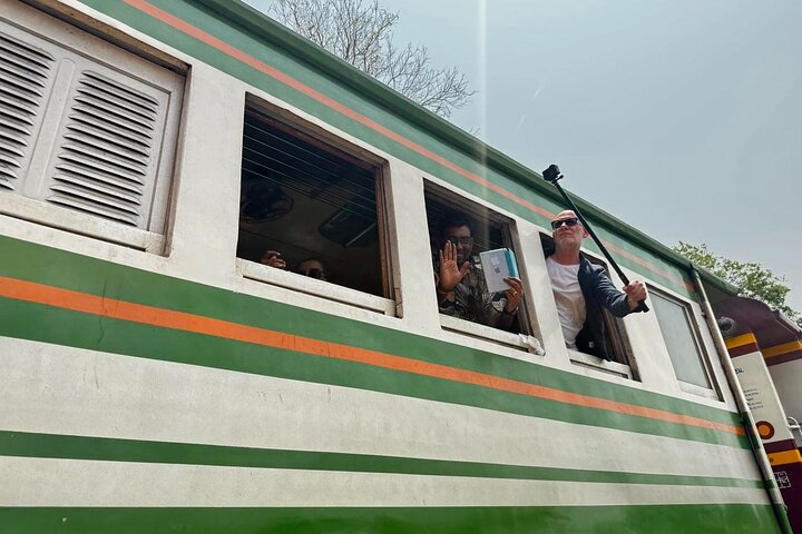 Kanchanaburi Erawan Waterfall and Train Along Death Railway Tour