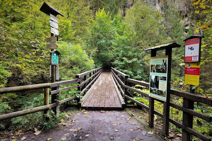 From Dresden: Bastei Bridge, Gorge Boat & Narnia Rocks Tour