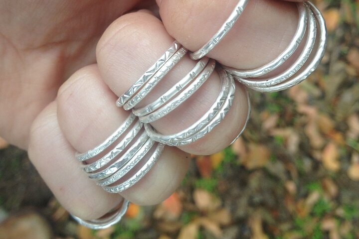 Silver Stacking Rings- Jewelry Making Workshop