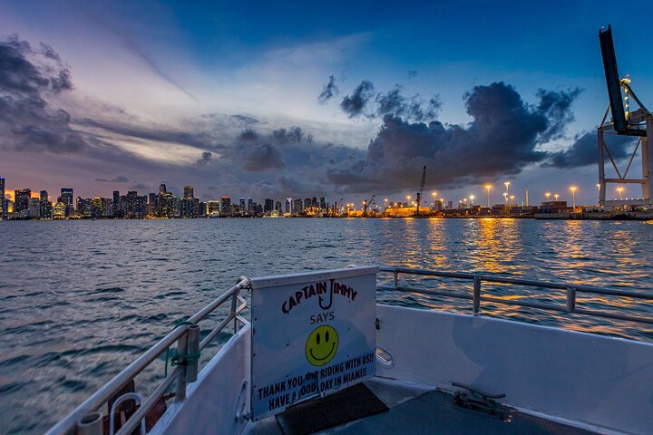 Miami Sunset and City Lights Cocktail Cruise with Open Bar