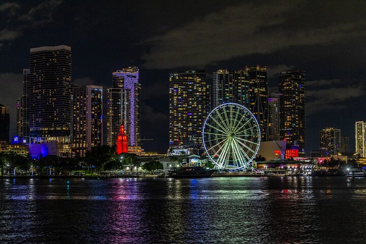 Miami Sunset and City Lights Cocktail Cruise with Open Bar