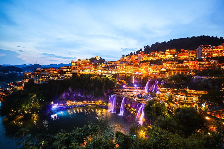 2 Day Tianmen Mountain and Furong Town Nightlights