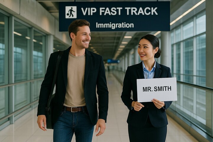 Phuket Airport Fast Track Priority Lane From Aircraft to Arrivals