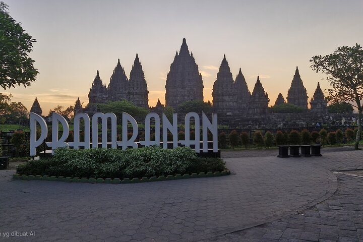 Sunset at Prambanan & Including Ticket Ramayana Ballet Show