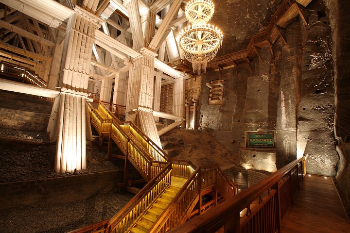 Salt Mine Guided Tour from Krakow (hotel pick up)