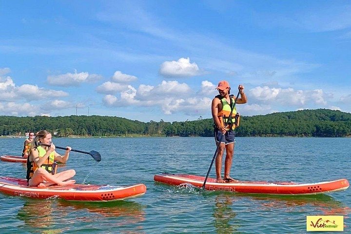 DALAT: Trekking Pinhatt & Sup/Kayaking Tuyen Lam Lake Tour