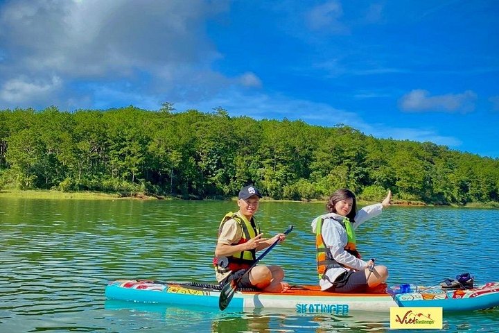 DALAT: Trekking Pinhatt & Sup/Kayaking Tuyen Lam Lake Tour