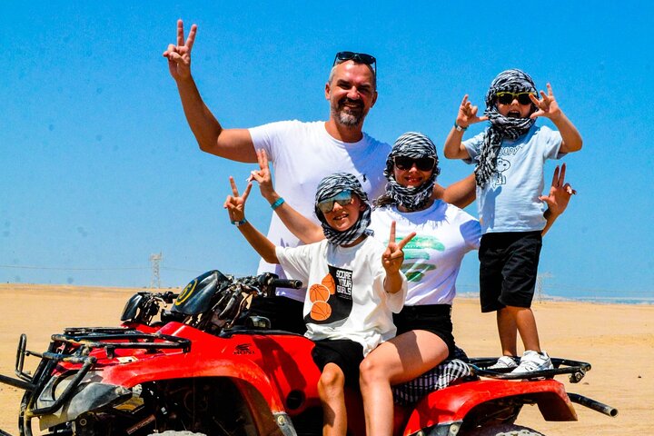 Hurghada VIP Desert Safari – ATV, Buggy,Camel-Bedouin BBQ &Sunset