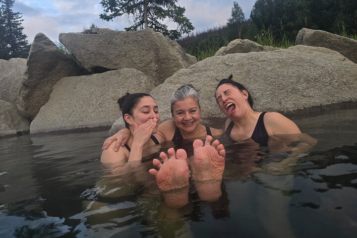 Midnight Sun Magic Chena Hot Springs Soak and Ice Museum Tour