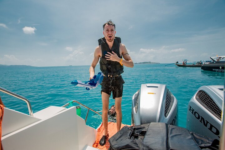 Pink Dolphin and Pig Island Snorkeling Tour from Koh Samui