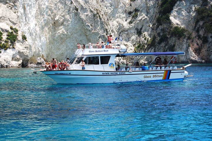 Corinth Canal & Saronic Gulf GlassBottom Cruise: 4h Swim & Buffet