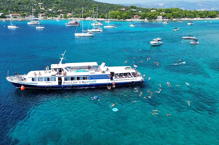Slatine - Island Čiovo Cruise (Trogir/Blue Lagoon/Borkko Beach )