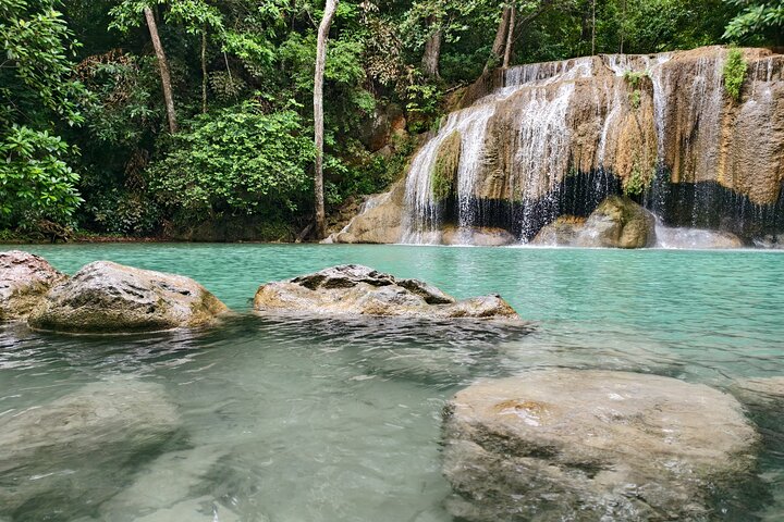 Kanchanaburi Tour: Erawan Waterfall and Death Railway