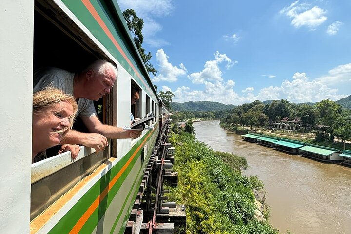 Kanchanaburi Tour: Erawan Waterfall and Death Railway