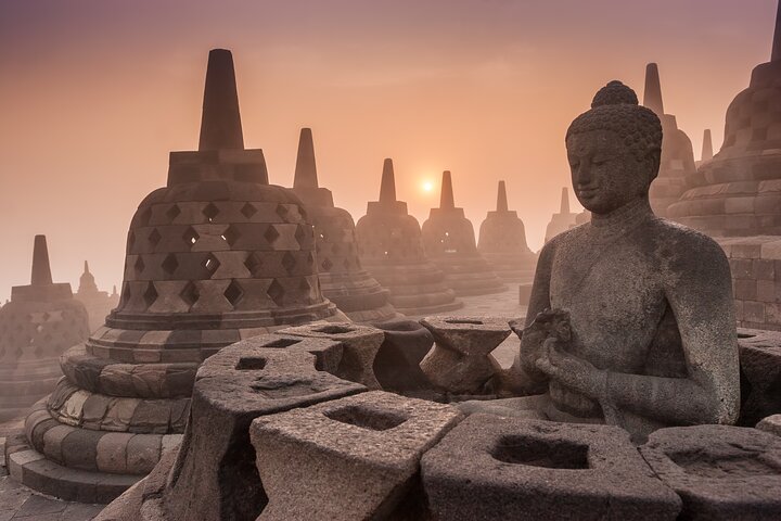 Borobudur Sunrise Tour at the Temple