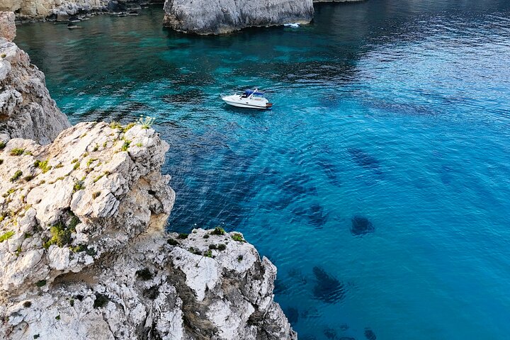 Private Boat Charter Blue Lagoon Crystal Lagoon Comino and Gozo