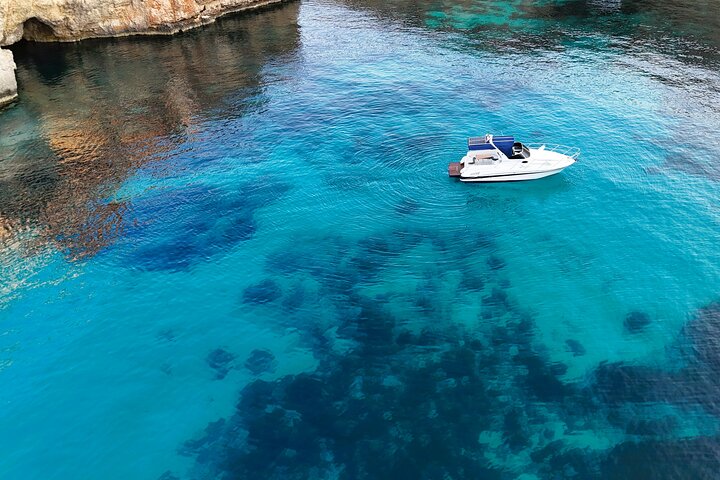 Private Boat Charter Blue Lagoon Crystal Lagoon Comino and Gozo
