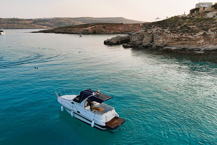 Private Boat Charter Blue Lagoon Crystal Lagoon Comino and Gozo