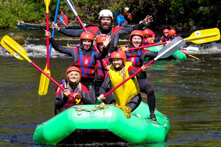 Whitewater Rafting on the River Dee in Llangollen