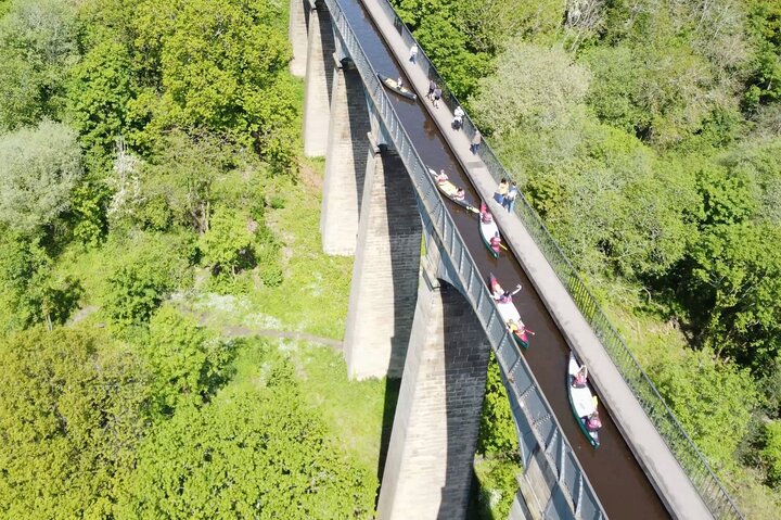 Pontcysyllte Aqueduct Canoe Tours in Llangollen