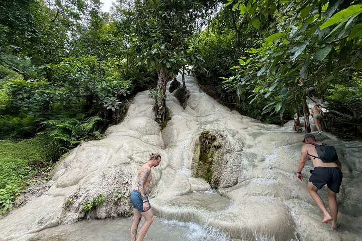 Chiang Mai Elephant Sanctuary, Bamboo Rafting and Waterfall Tour