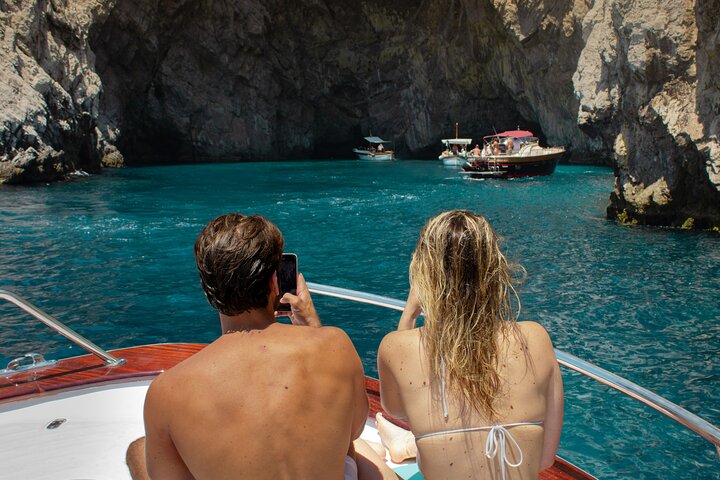 Capri Private Boat Tour from Sorrento, Positano or Amalfi