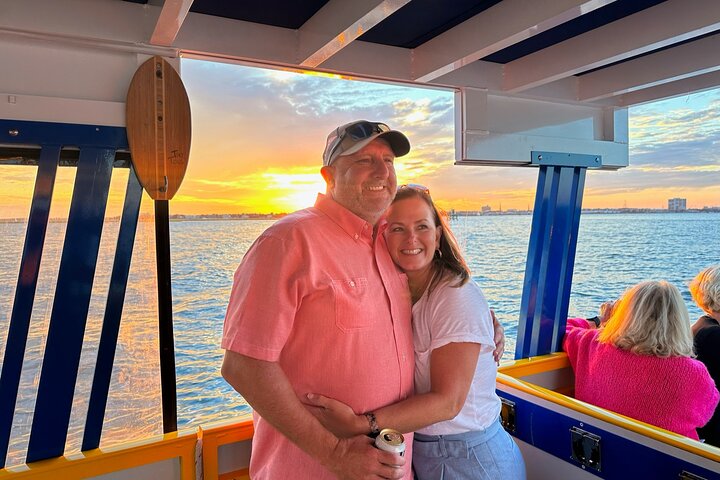 Charleston Harbor Sunset Cruise Scenic Views and Dolphin Spotting