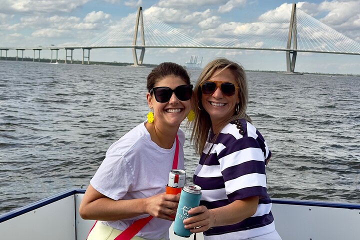 Charleston Harbor Sunset Cruise Scenic Views and Dolphin Spotting