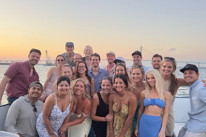 Charleston Harbor Sunset Cruise Scenic Views and Dolphin Spotting