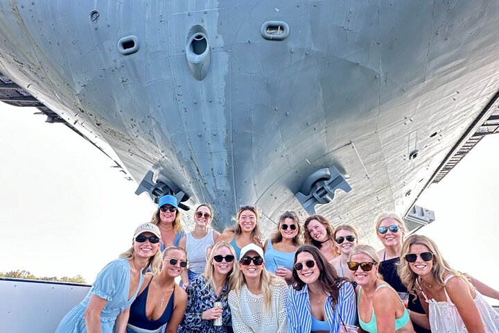 Charleston Harbor Sunset Cruise Scenic Views and Dolphin Spotting