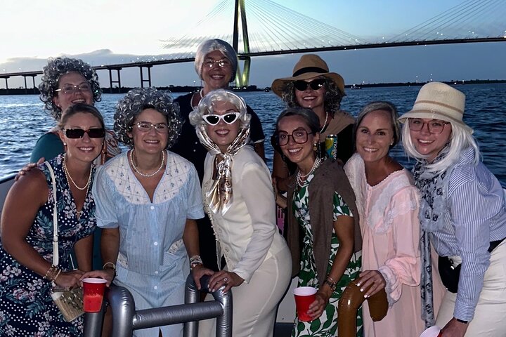 Semi Private Party Boat Cruise Shem Creek to Charleston Harbor
