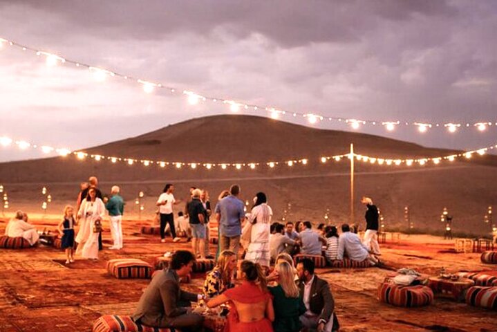 Marrakech: Agafay Desert Quad Biking & Camel RIDE & Dinner & Show