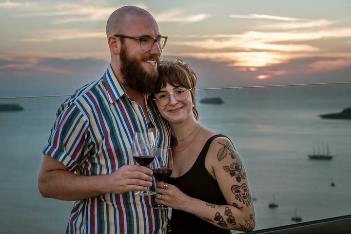 Santorini Wine Adventure with 12 Wine Tastings, Tapas and Sunset