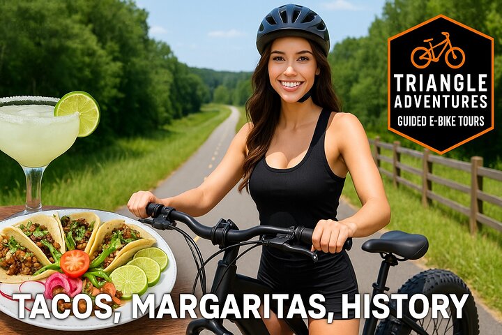 Raleigh Guided E-Bike Tour: Tacos, Margaritas, and History
