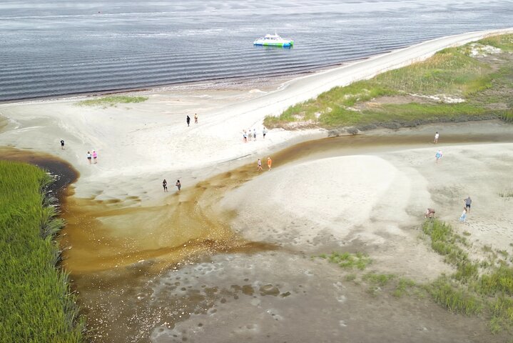 Catamaran Dolphin Cruise in Myrtle Beach with Barrier Island Stop