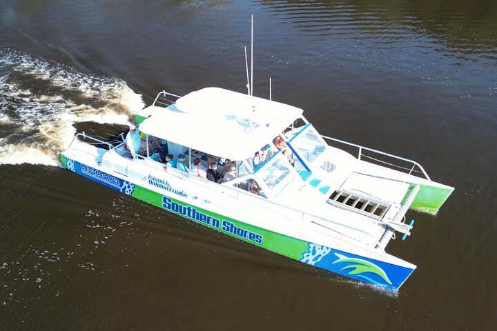 Catamaran Dolphin Cruise in Myrtle Beach with Barrier Island Stop