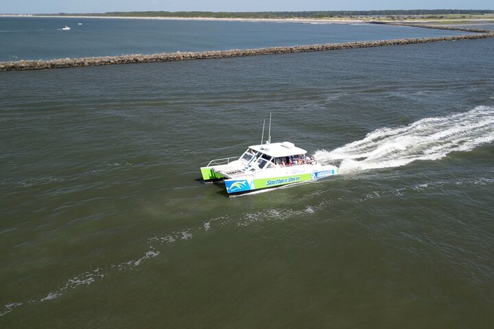 Catamaran Dolphin Cruise in Myrtle Beach with Barrier Island Stop