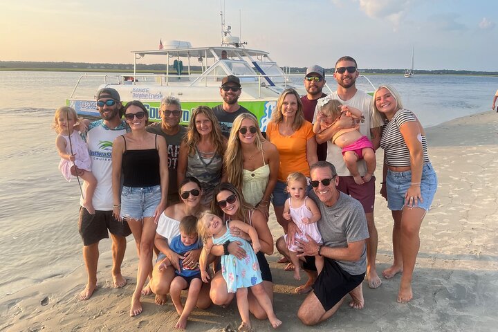 Catamaran Dolphin Cruise in Myrtle Beach with Barrier Island Stop
