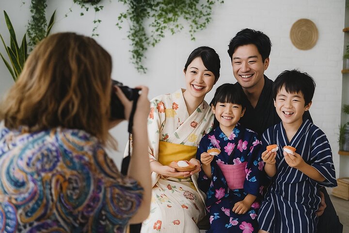 Sushi Making in Yukata