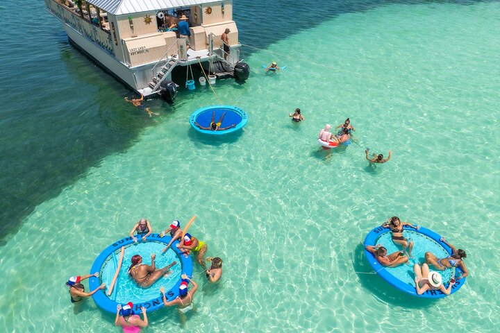 Key West Sandbar Safari on One of a Kind Tiki Boat