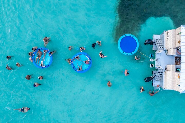 Key West Sandbar Safari on One of a Kind Tiki Boat
