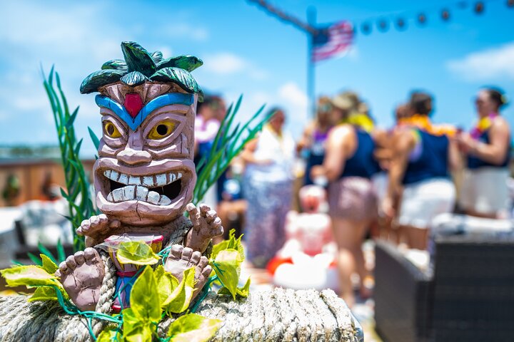 Key West Sandbar Safari on One of a Kind Tiki Boat