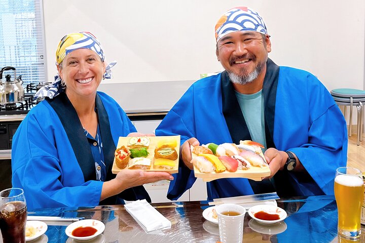 Sushi Making in Yukata