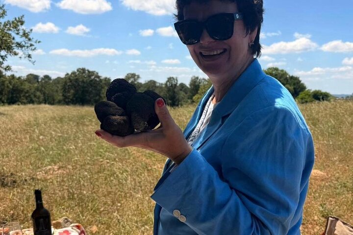Truffle hunting with tasting in the woods