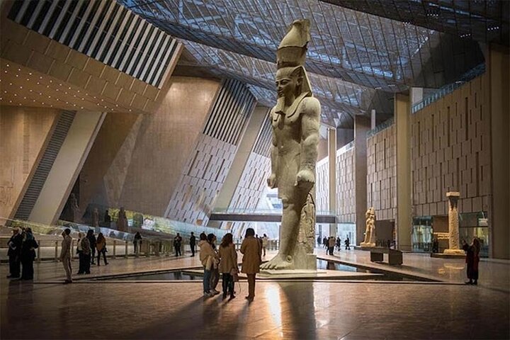 Pyramids, Sphinx & Grand Egyptian Museum , Nile Felucca OR Bazaar