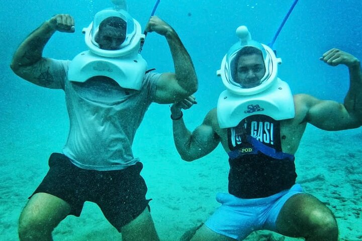 Curacao Helmet Diving-Walk the Ocean Floor, No Swimming Required